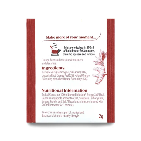 Www-Teas-Co-Uk-Twinings-Turmeric-20-Tea-Bags-40G-070177178543-Back-Of-Tea-Bag-Enverlope Twinings Turmeric, 20 Tea Bags 40G