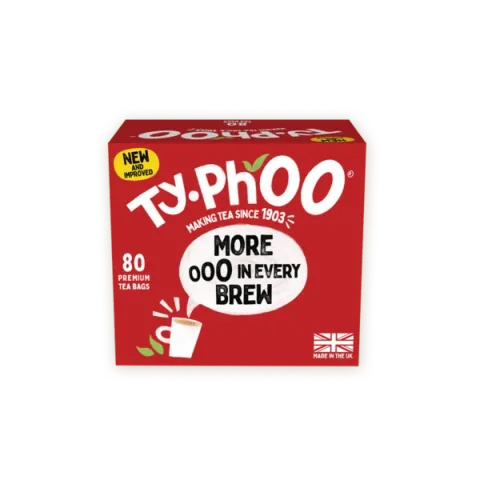 Typhoo Original Breakfast, 80 Tea Bags 290g