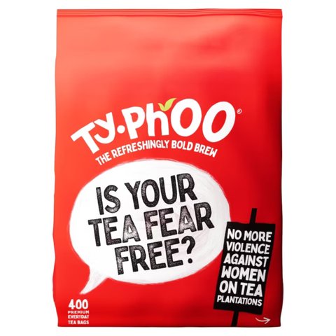 Typhoo Original Breakfast Tea, 400 Tea Bags 1.25kg, Black Tea, Typhoo Tea Limited. Sold by Teas.co.uk.