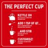 Typhoo Qt One Cup Instant Tea With Whitener, 125G