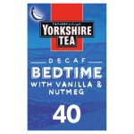 Yorkshire Tea Bedtime Brew, 40 Tea Bags 112g, Decaffeinated Speciality Teas, Bettys & Taylors Group Limited. Sold by Teas.co.uk.
