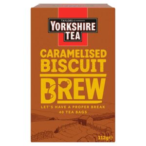 Yorkshire Tea Caramelised Biscuit Brew, 40 Tea Bags 112g