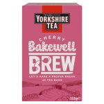 Yorkshire Tea Cherry Bakewell Brew, 40 Tea Bags 112g, Yorkshire Tea, Bettys & Taylors Group Limited. Sold by Teas.co.uk.