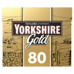 Yorkshire Tea Gold Blend, 80 Tea Bags 250g, Yorkshire Tea, Bettys & Taylors Group Limited. Sold by Teas.co.uk.