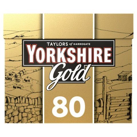 Yorkshire Tea Gold Blend, 80 Tea Bags 250g