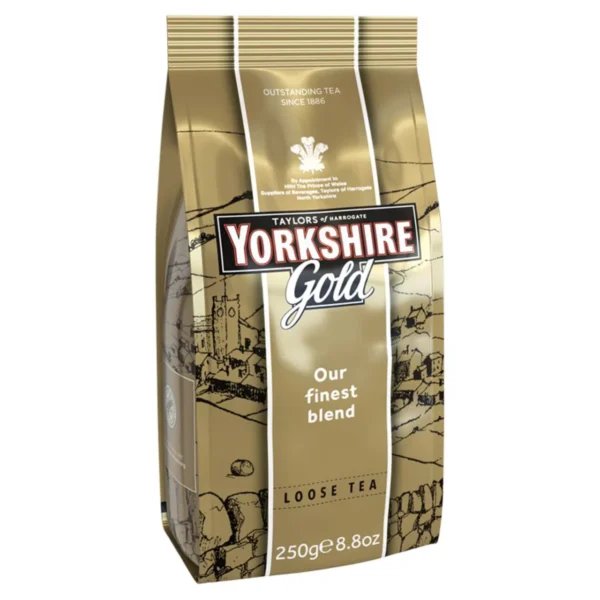 Yorkshire Tea Gold Blend Loose Leaf Tea, 250g, Black Tea, Bettys & Taylors Group Limited. Sold by Teas.co.uk.
