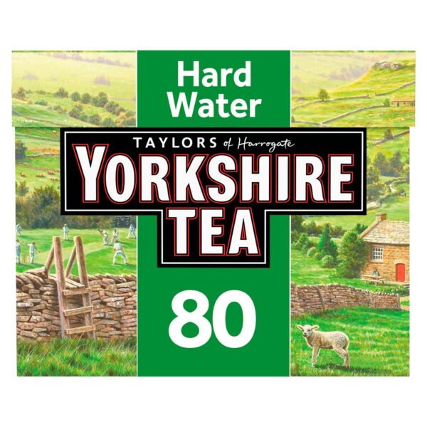 Yorkshire Tea Hard Water, 80 Tea Bags 250G, Yorkshire Tea, Bettys &Amp; Taylors Group Limited. Sold By Teas.co.uk.