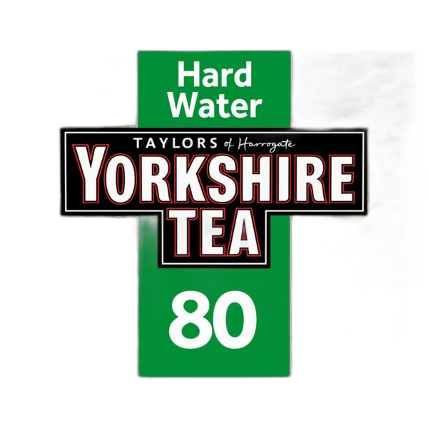Yorkshire Tea Hard Water, 80 Tea Bags 250g, Yorkshire Tea, Bettys & Taylors Group Limited. Sold by Teas.co.uk.