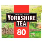 Yorkshire Tea Original Everyday Blend, 80 Tea Bags 250g, Yorkshire Tea, Bettys & Taylors Group Limited. Sold by Teas.co.uk.