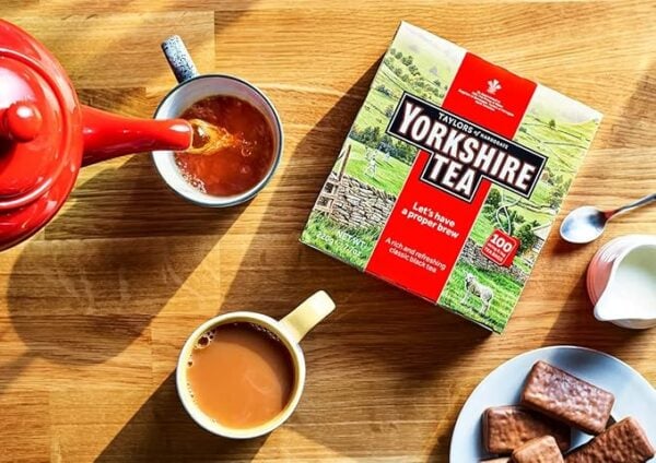 Yorkshire Tea Original Everyday Blend, 80 Tea Bags 250g, Black Tea, Bettys & Taylors Group Limited. Sold by Teas.co.uk.