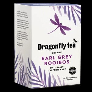 Dragonfly Organic Earl Grey Rooibos, 40 Tea Bags 100g, Earl Grey and Similar, Dragonfly Teas Limited. Sold by Teas.co.uk.