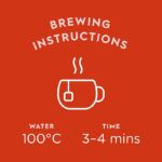 Dragonfly Organic Pure Rooibos, 40 Tea Bags 100g, brew instructions, available at teas.co.uk