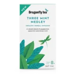 Dragonfly Organic Three Mint Medley, 40 Tea Bags 100g, Fruit and Herbal Tea, Dragonfly Teas Limited. Sold by Teas.co.uk.