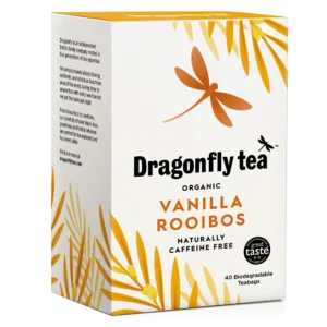 Dragonfly Organic Vanilla Rooibos, 40 Tea Bags 100g