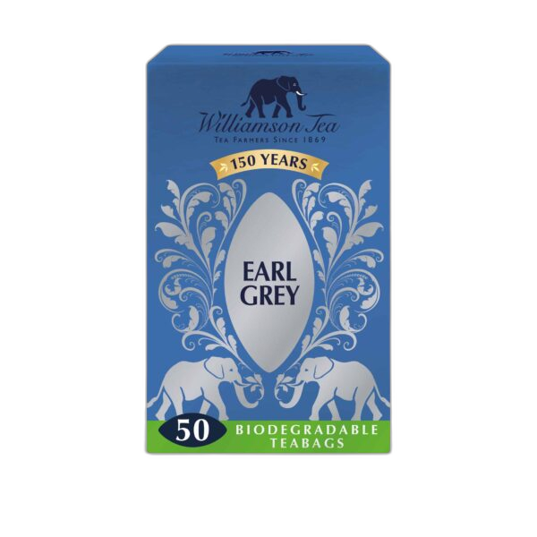 Williamson Earl Grey, 50 Tea Bags 125g, Black Tea, Williamson Tea Holdings Limited. Sold by Teas.co.uk.