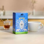 Williamson Earl Grey, 50 Tea Bags 125g, front of box with brewed tea in white cup, available at teas.co.uk