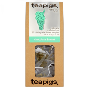 Teapigs Chocolate and Mint, 15 Tea Bags 37.5g, Fruit and Herbal Tea, Teapigs Limited. Sold by Teas.co.uk.