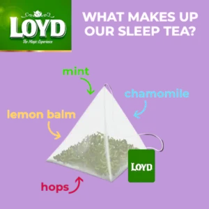 Loyd Good Night's Sleep, 20 Tea Bags 24g, how our tea bags are made, available at teas.co.uk