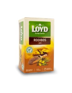 Loyd Pure Rooibos, 20 Tea Bags 40g, front of box, available at teas.co.uk