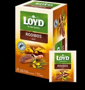 Loyd Pure Rooibos, 20 Tea Bags 40g, Fruit and Herbal Tea, Mokate S.A.. Sold by Teas.co.uk.