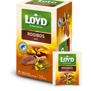 www-teas-co-uk-loyd-pure-rooibos-20-tea-bags-40g-front-of-box-with-tea-bag Loyd Pure Rooibos, 20 Tea Bags 40g