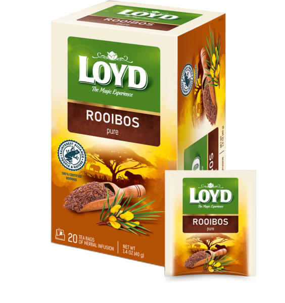 Loyd Pure Rooibos, 20 Tea Bags 40g, Worldwide Teas, Mokate S.A.. Sold by Teas.co.uk.