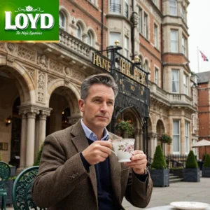 Loyd Pure Rooibos 20 Tea Bags 40G Man Drinking, loose tea detail, available at teas.co.uk