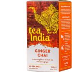 Tea India Ginger Chai, 40 Tea Bags 100g, Chai, Tata Consumer Products UK Group Limited. Sold by Teas.co.uk.