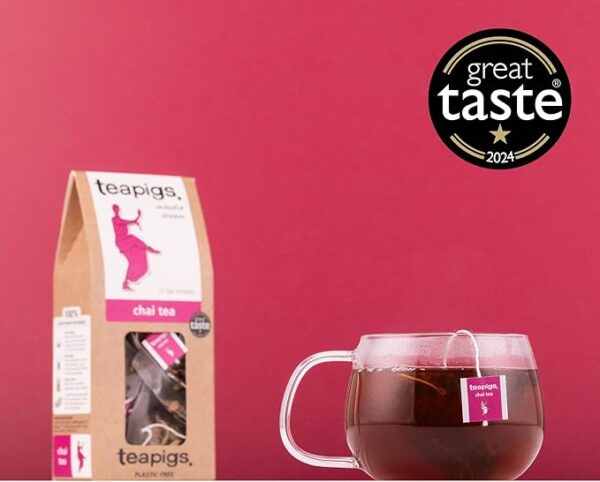 Teapigs Chai, 15 Tea Bags 52.5g, great taste award, available at teas.co.uk