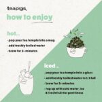 Teapigs Ginger and Manuka Honey, 15 Tea Bags 37.5g, brewing instructions, available at teas.co.uk