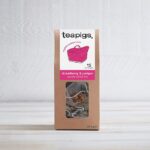 Teapigs Strawberry and Juniper, 15 Tea Bags 37.5g, lifestyle front of box, available at teas.co.uk