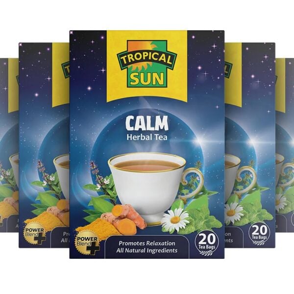 Tropical Sun Calm, 20 Tea Bags 40G, Multi Box Picture, Available At Teas.co.uk