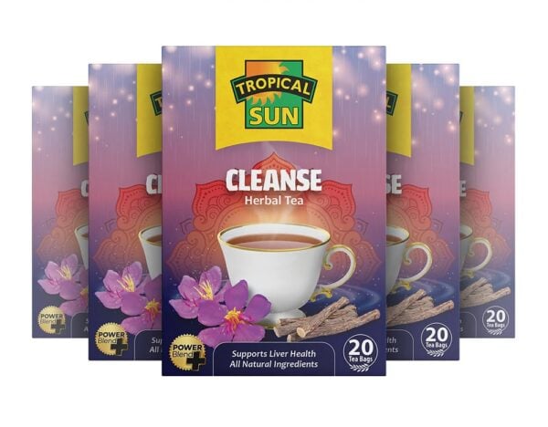 Tropical Sun Cleanse, 20 Tea Bags 40g, multi box picture, available at teas.co.uk