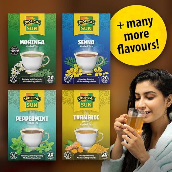 Tropical Sun Cold and Flu, 20 Tea Bags 40g, the range avaliable, available at teas.co.uk