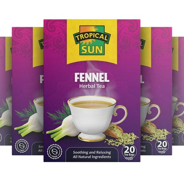 Tropical Sun Fennel, 20 Tea Bags 30G, Multi Box View, Available At Teas.co.uk