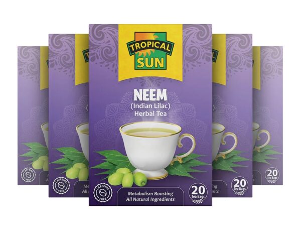 Tropical Sun Neem, 20 Tea Bags 30g, multi of tea boxes, available at teas.co.uk