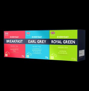 True English Tea (T.E.T) British Mix Collection, 30 Tea Bags 57.5g