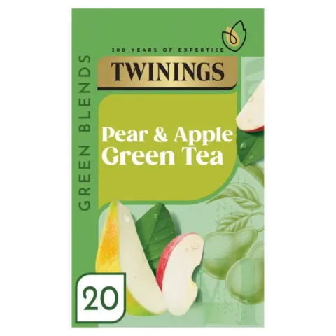 Twinings Apple and Pear Green Tea, 20 Tea Bags 40g