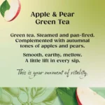 Twinings Apple and Pear Green Tea, 20 Tea Bags 40g, visual information about the tea, available at teas.co.uk
