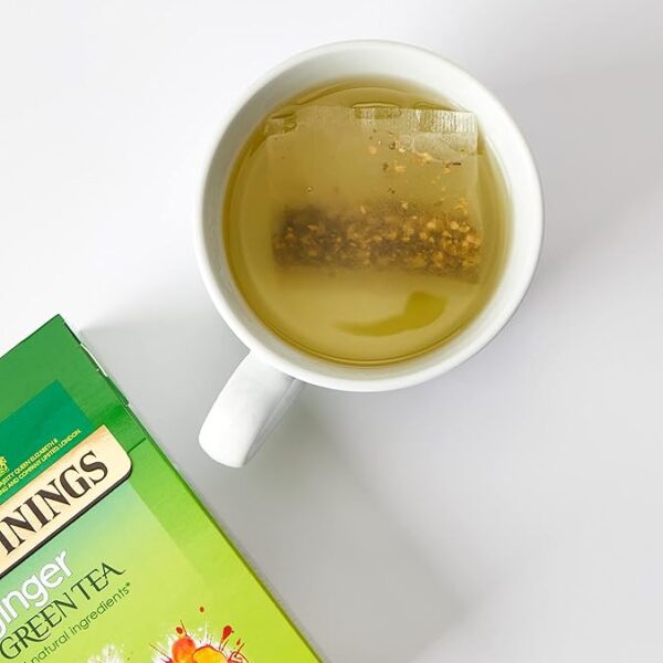 Twinings Ginger Green Tea, 20 Tea Bags 40G, Brewed Cup Of Tea, Available At Teas.co.uk