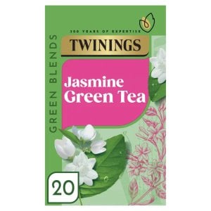 Twinings Jasmine Green Tea, 20 Tea Bags 40g, Green Tea, R. Twining and Company Limited. Sold by Teas.co.uk.