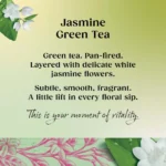 Twinings Jasmine Green Tea, 20 Tea Bags 40g, visual information, available at teas.co.uk
