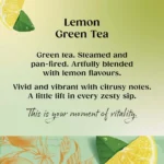 Twinings Lemon Green Tea, 20 Tea Bags 40g, information on taste profile, available at teas.co.uk