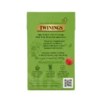Twinings Mango and Lychee Green Tea, 20 Tea Bags 40g, back of box, available at teas.co.uk