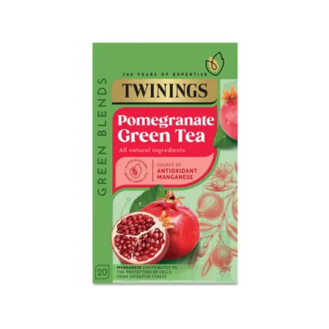Twinings Pomegranate Green Tea, 20 Tea Bags 40g