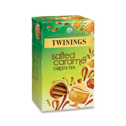 Twinings Salted Caramel Green Tea, 20 Tea Bags 40g, English Tea, R. Twining and Company Limited. Sold by Teas.co.uk.