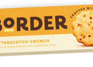 Border Butterscotch Crunch Organic Biscuits, 135g, Biscuits, Border Biscuits Limited. Sold by Teas.co.uk.