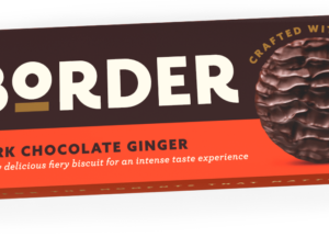 Border Dark Chocolate Ginger Organic Biscuits, 150g, Biscuits, Border Biscuits Limited. Sold by Teas.co.uk.