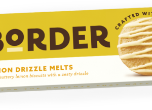 Border Lemon Drizzle Melts Organic Biscuits, 150g, Biscuits, Border Biscuits Limited. Sold by Teas.co.uk.