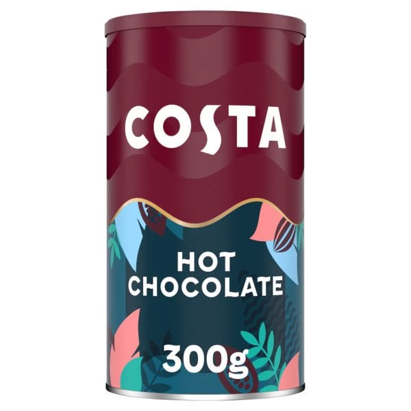 Costa Hot Chocolate Powder, 300G, Cocoa, Costa Limited. Sold By Teas.co.uk.